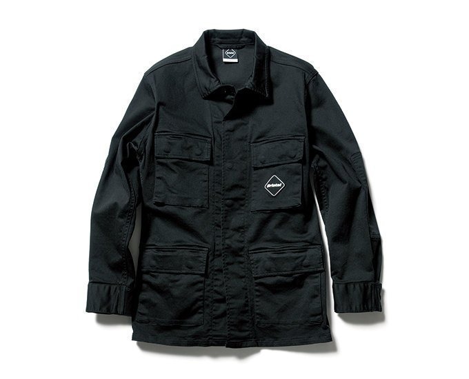 2016AW FCRB 36 STAR SUPPORTER SHIRTS 襯衫 黑 迷彩 FCRB-167057