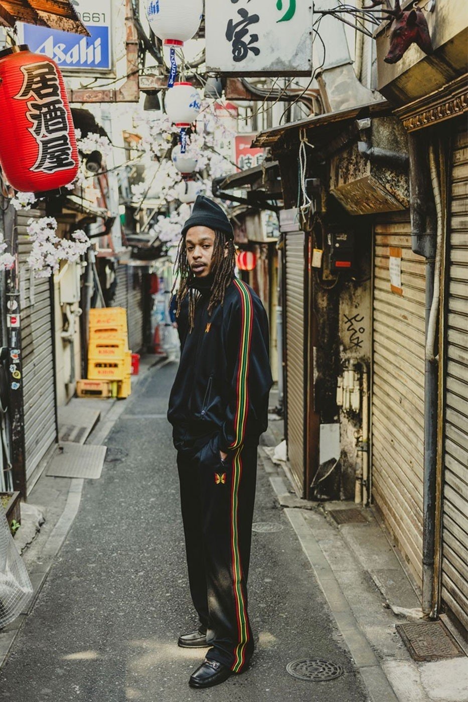 2022AW NEEDLES X BEAMS Track Pant 彩虹 蝴蝶 超限量 長褲 直筒 現貨