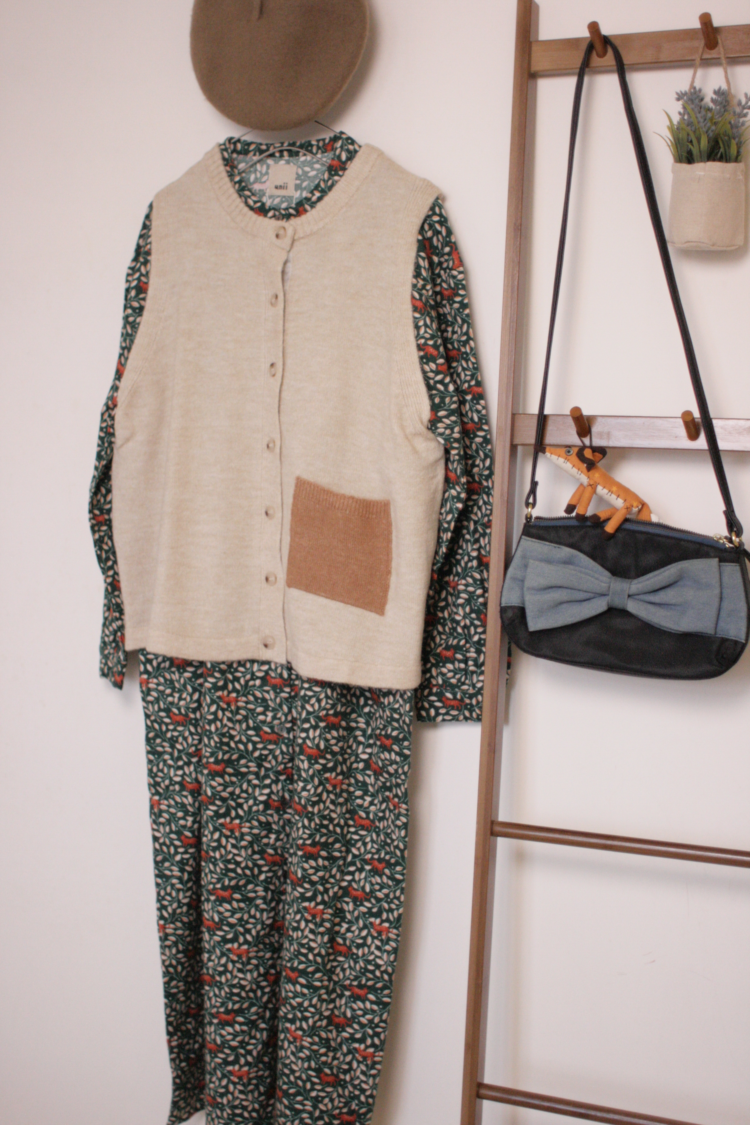 {童話國物語𓃦}綠之森橘色狐狸連身裙【日本直送】