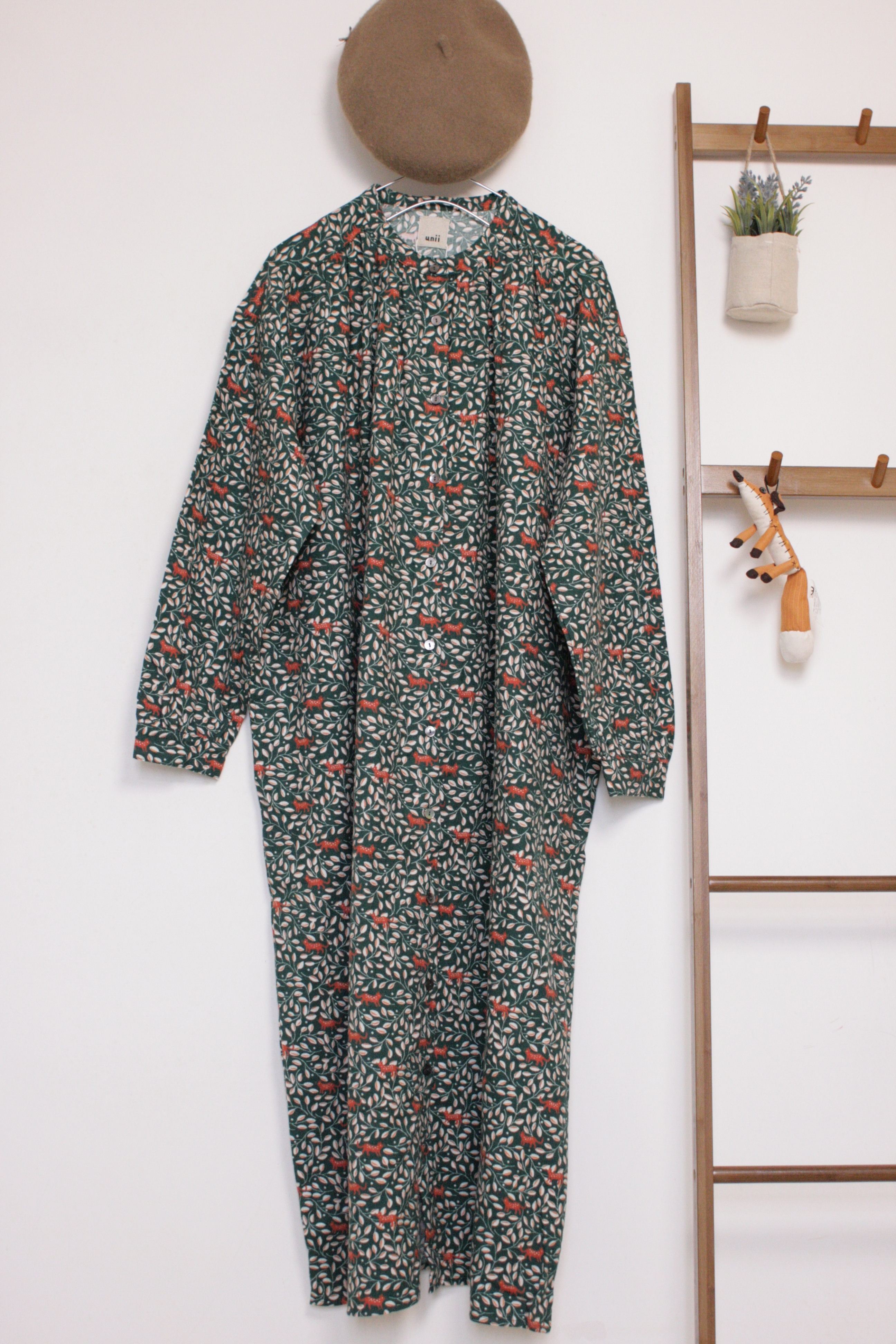 {童話國物語𓃦}綠之森橘色狐狸連身裙【日本直送】