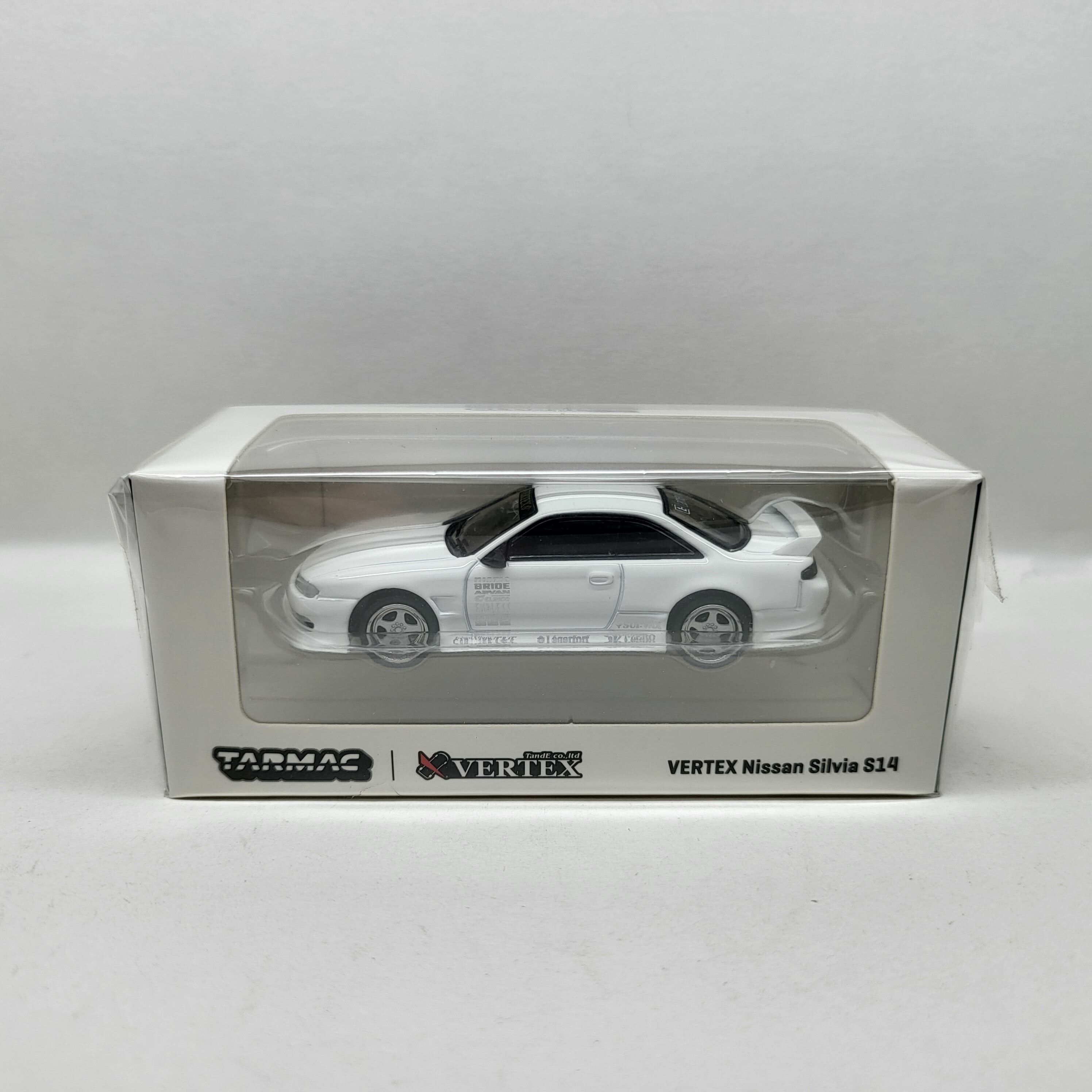 Tarmac 1:64 Vertex Nissan Silvia S14 White