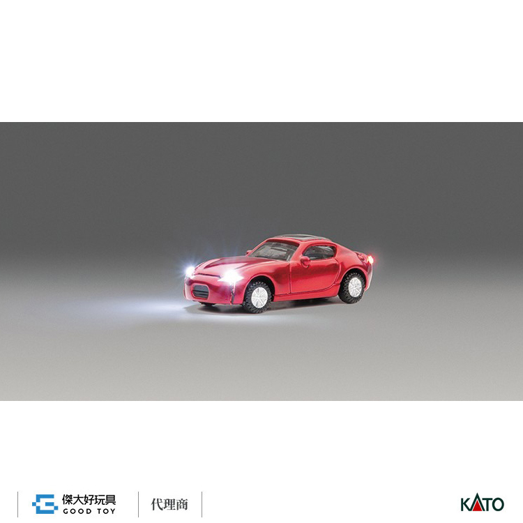 KATO 24-681A (N) 跑車 紅 (頭/尾燈 亮燈)
