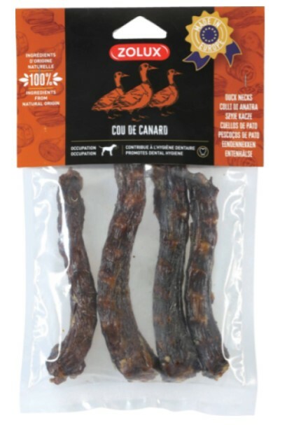 ($120X2)法國Zolux 天然小食系列 鴨頸 150g