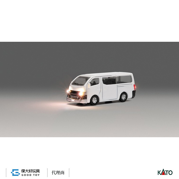 KATO 24-682A (N) Onebox車 白 (頭/尾燈 亮燈)