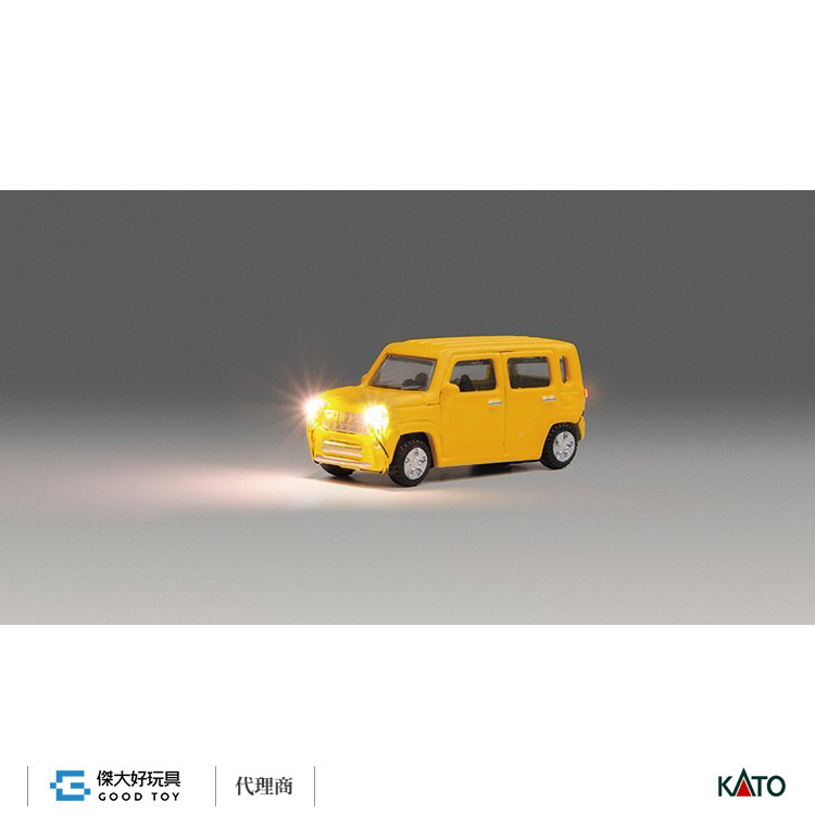 KATO 24-683B (N) 輕SUV 黃 (頭/尾燈 亮燈)