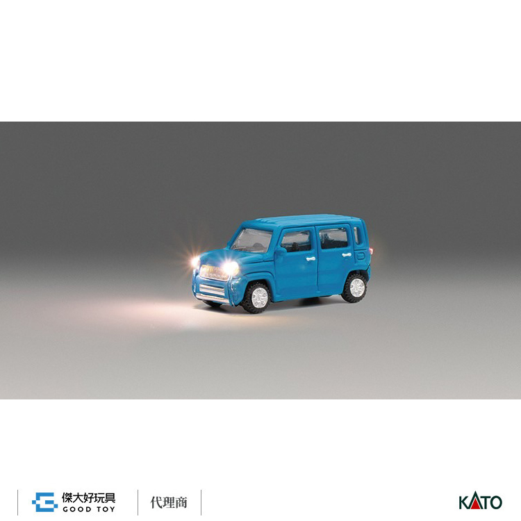 KATO 24-683C (N) 輕SUV 藍 (頭/尾燈 亮燈)