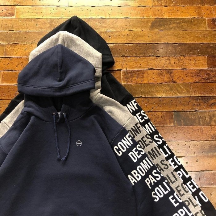 2018AW WTAPS INGREDIENTS / LS HOODED 帽T 目錄隱藏款 現貨