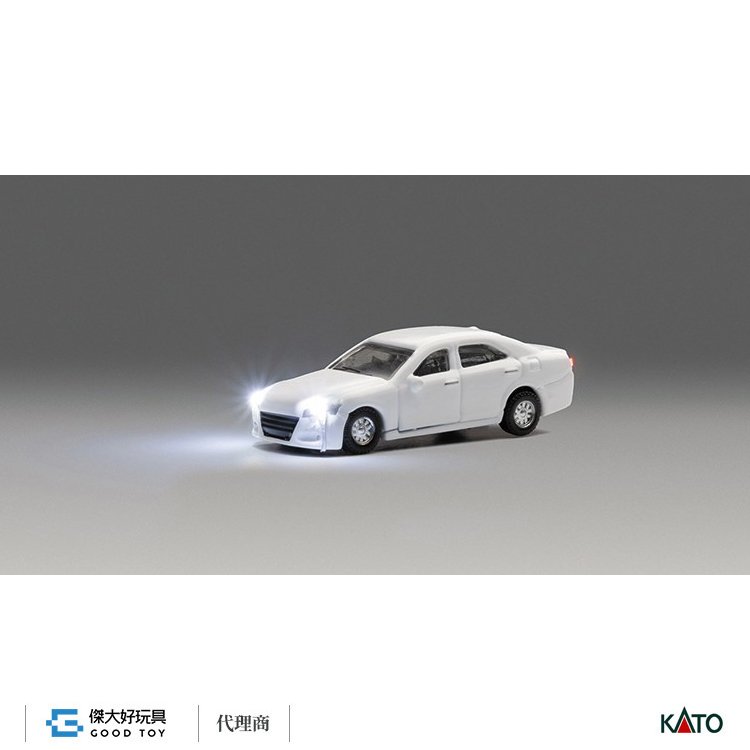 KATO 24-684C (N) 4門房車 白 (頭/尾燈 亮燈)