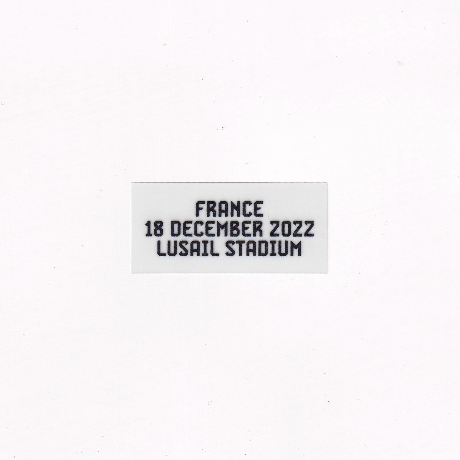 世界盃決賽對賽日期2022 (阿根廷用)【OFFICIAL產品】