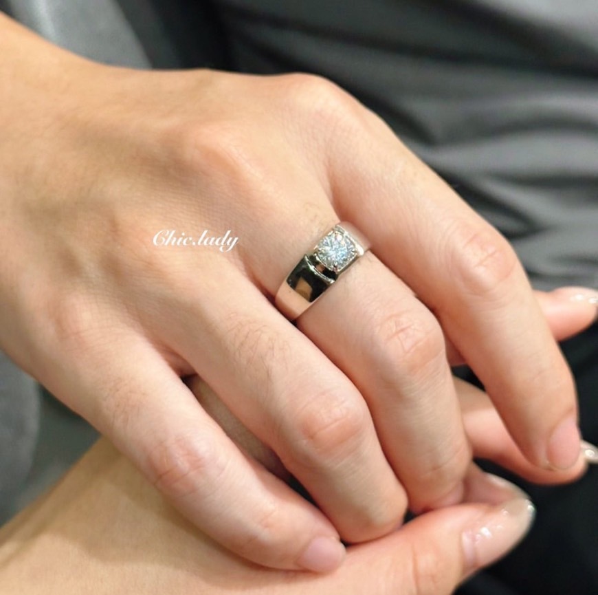 Ring | 男款莫桑鑽戒