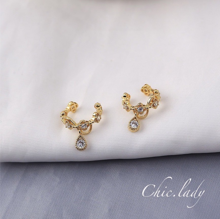 Ear Cuff｜ 人魚眼淚耳骨夾