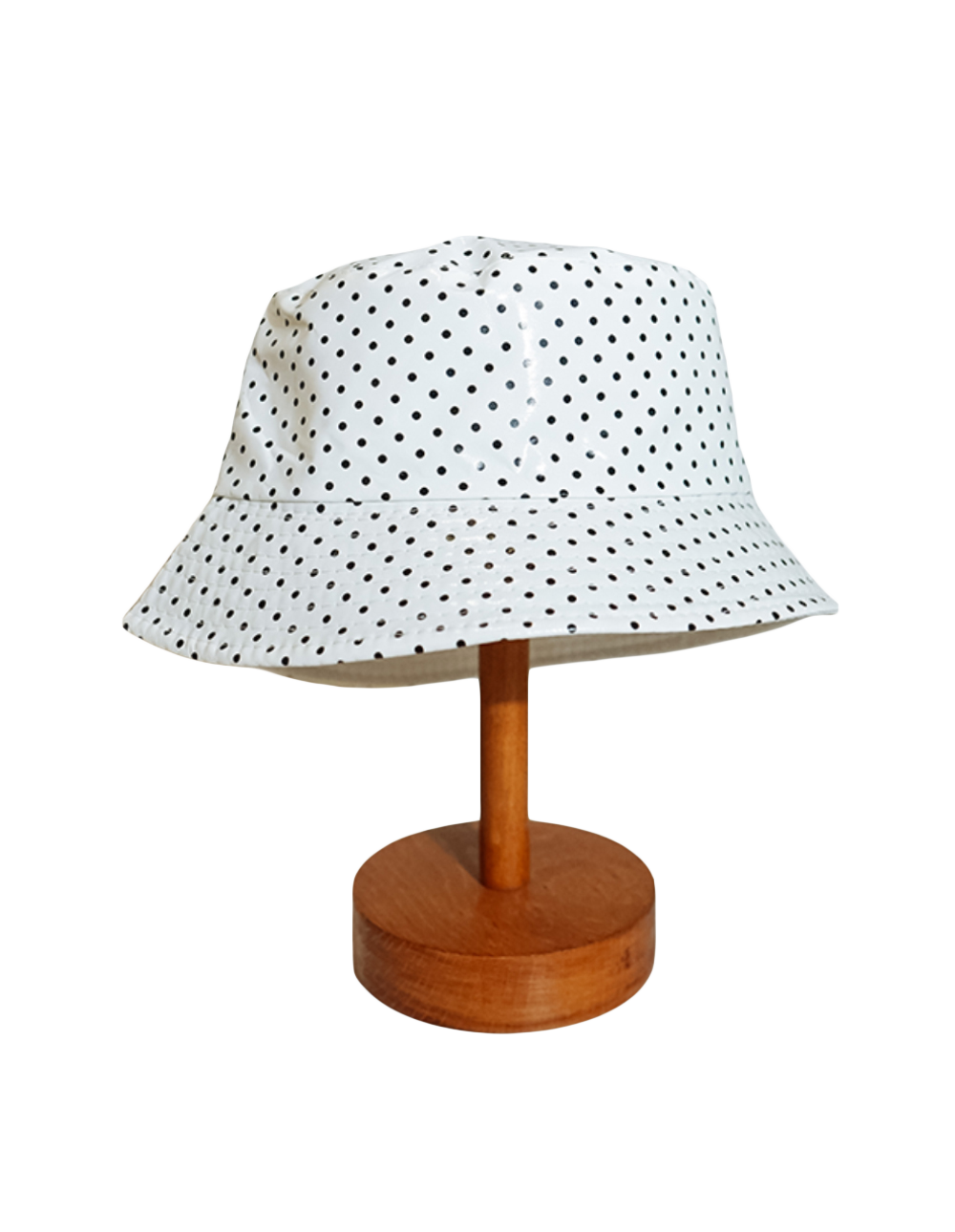 漆皮小點點漁夫帽