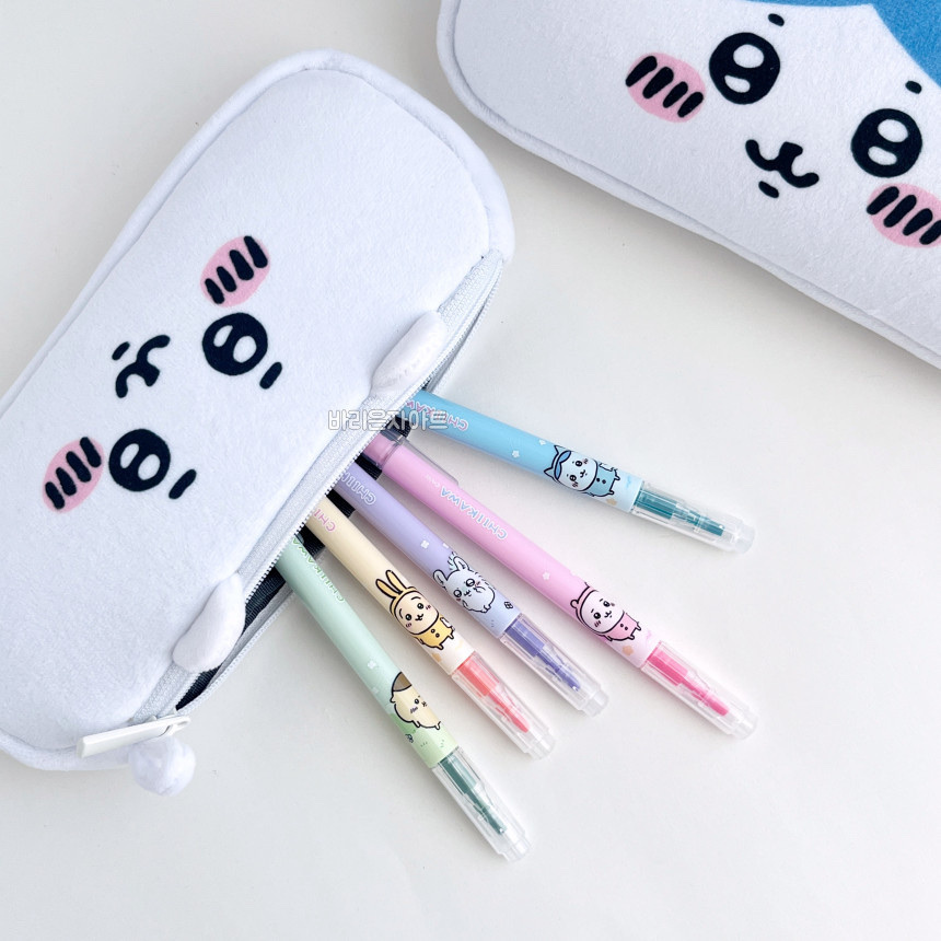 預訂｜Chiikawa & Hachiware 絨布筆袋 化妝袋 隨機款式 小可愛 八字貓