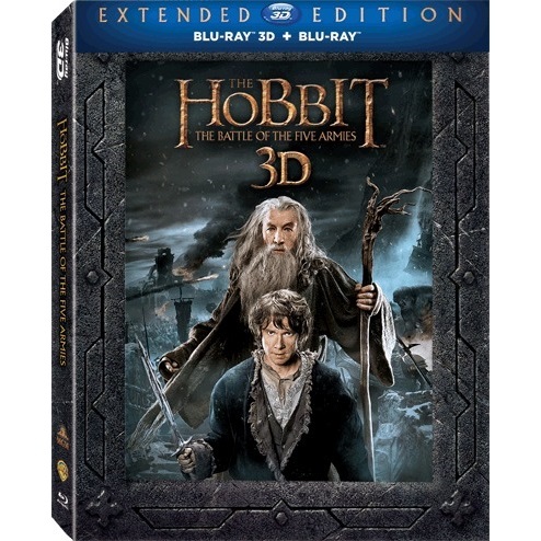 哈比人–五軍之戰 (五碟加長版) (SP) (Blu-ray 3D + Blu-ray) [訂貨]