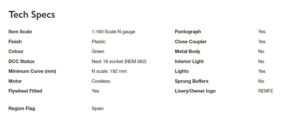 Arnold HN2443S N規 RENFE, class 277 數位音效電車