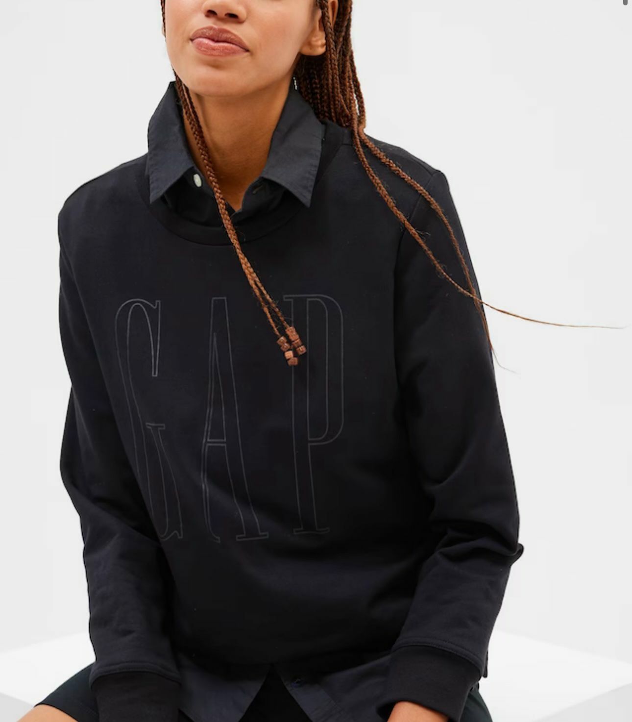 【預購】GAP K021395 LOGO 衛衣 (黑色）