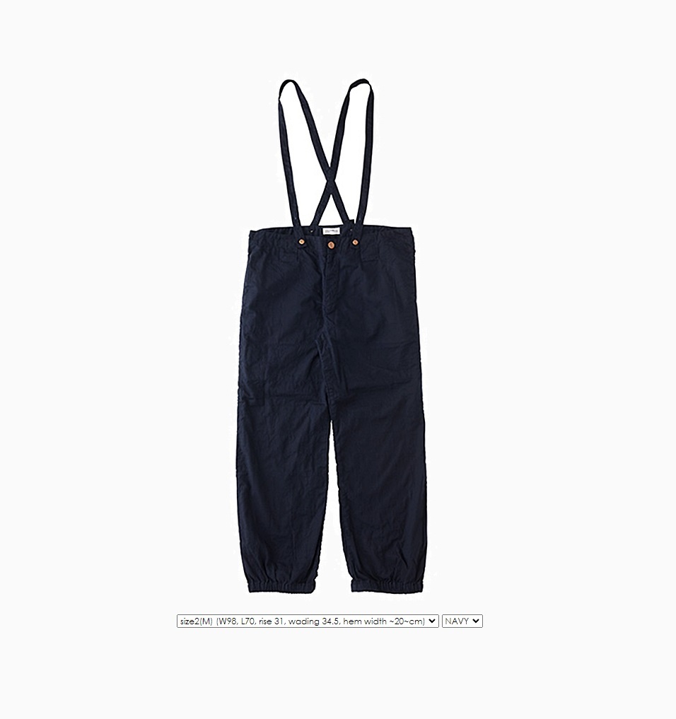 VISVIM MANNOCK PANTS STITCHES (C/L) - NAVY PRE ORDER ITEM (預訂中)