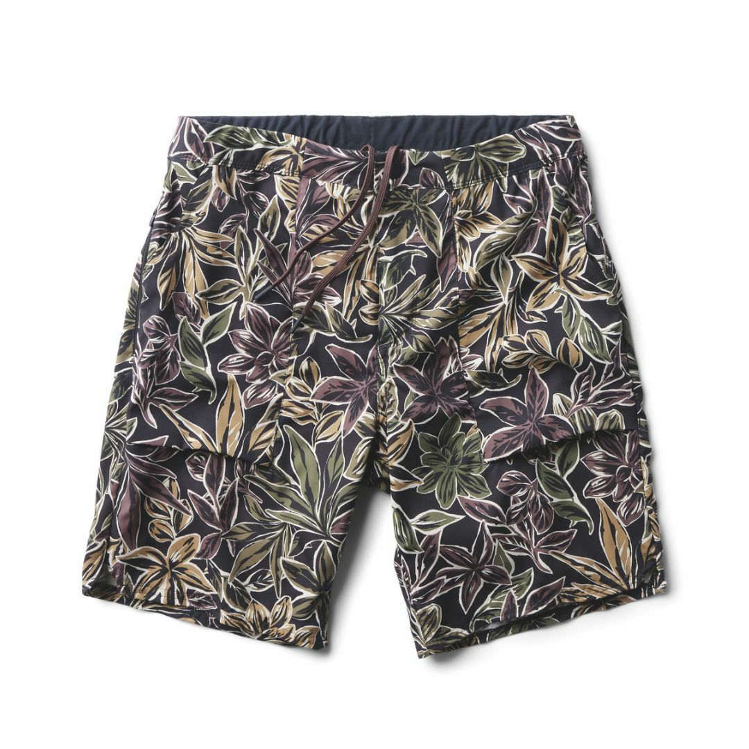 Mountain Hardwear 短褲/男 Trail Sender™ Short 黑色花卉圖騰 (MHW2068031010)