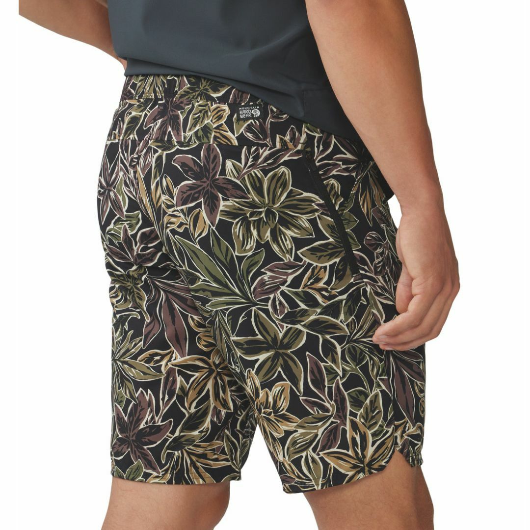 Mountain Hardwear 短褲/男 Trail Sender™ Short 黑色花卉圖騰 (MHW2068031010)