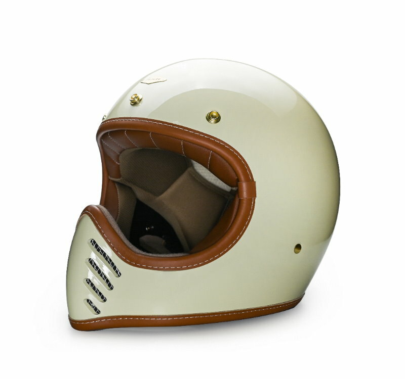 FETURE 飛喬 STEVEN 史帝文 CUSTOM 亮光象牙白 山車帽