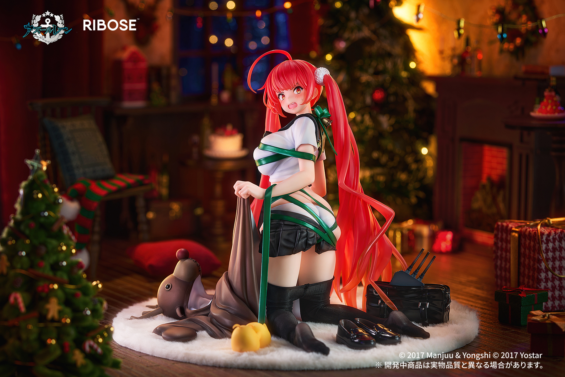 RIBOSE "Azur Lane" Honolulu Fire Red Present Ver. 1/6 Scale Figure
