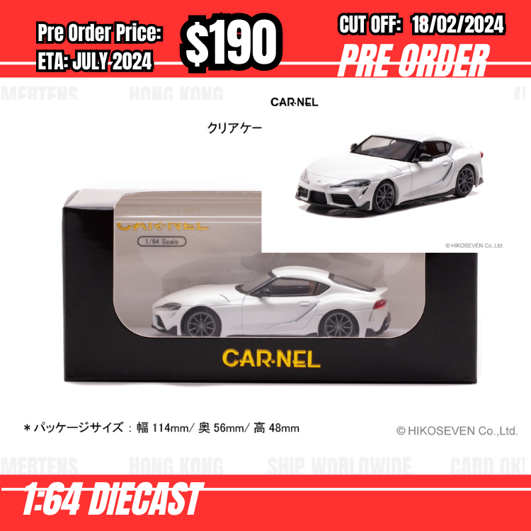 PO-$190 * Carnel * 1:64 Toyota Supra RZ “Matte White Edition” 2022 [OD14/02]