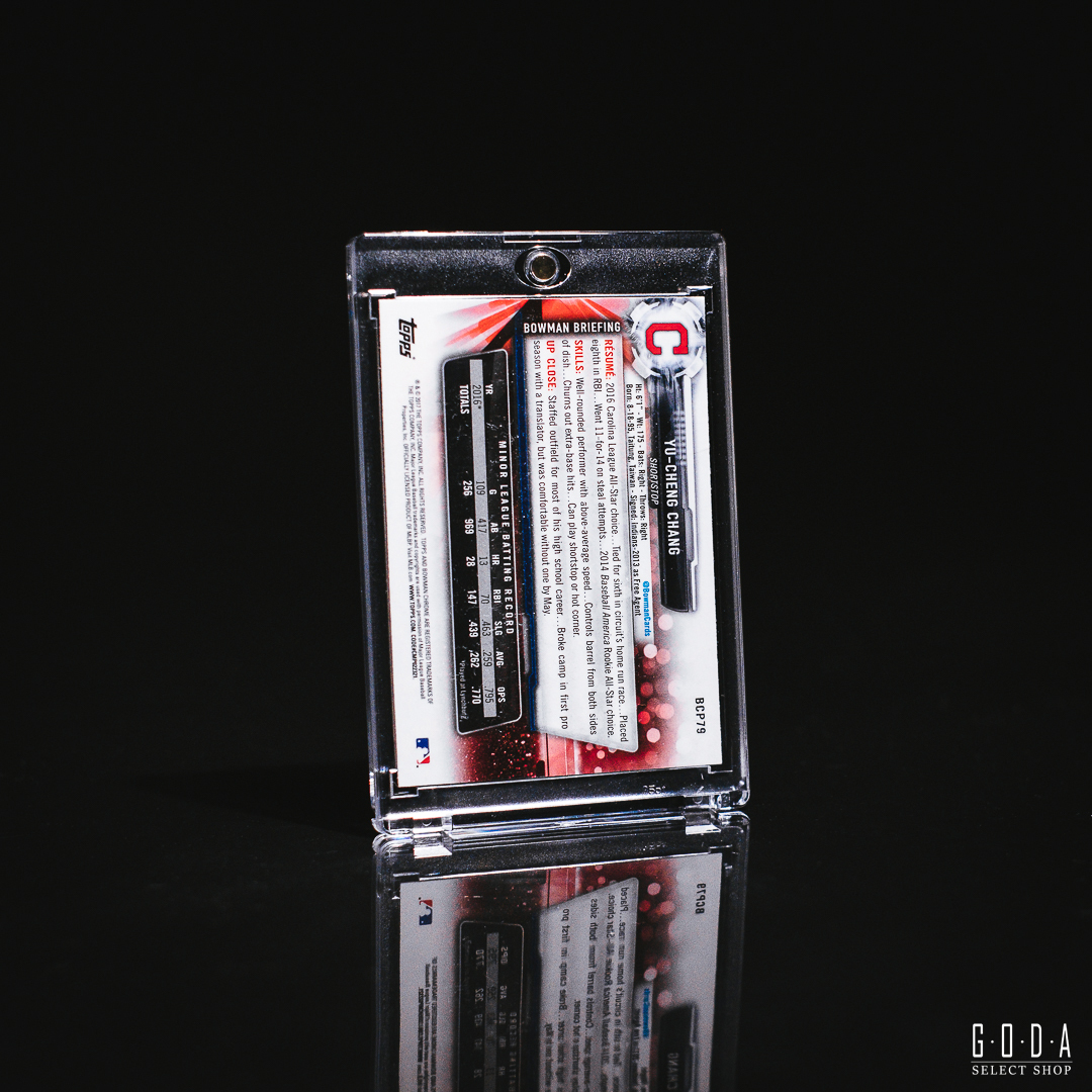 Yu Cheng Chang Topps Bowman Chrome 1st 張育成 2017 生涯第一張 Rc 新人卡 球員卡 #BCP79