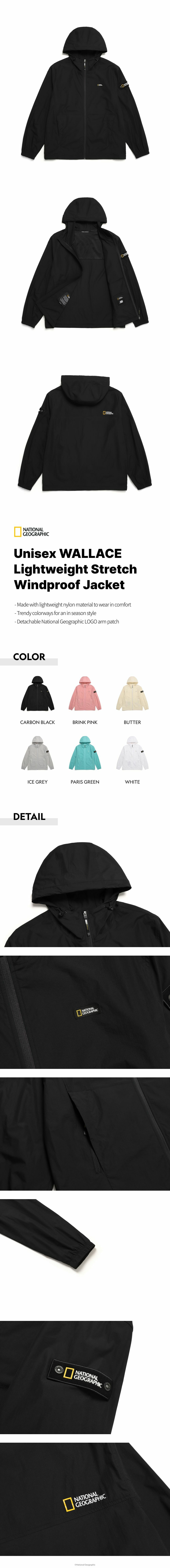 Unisex WALLACE Lightweight Stretch Windproof Jacket