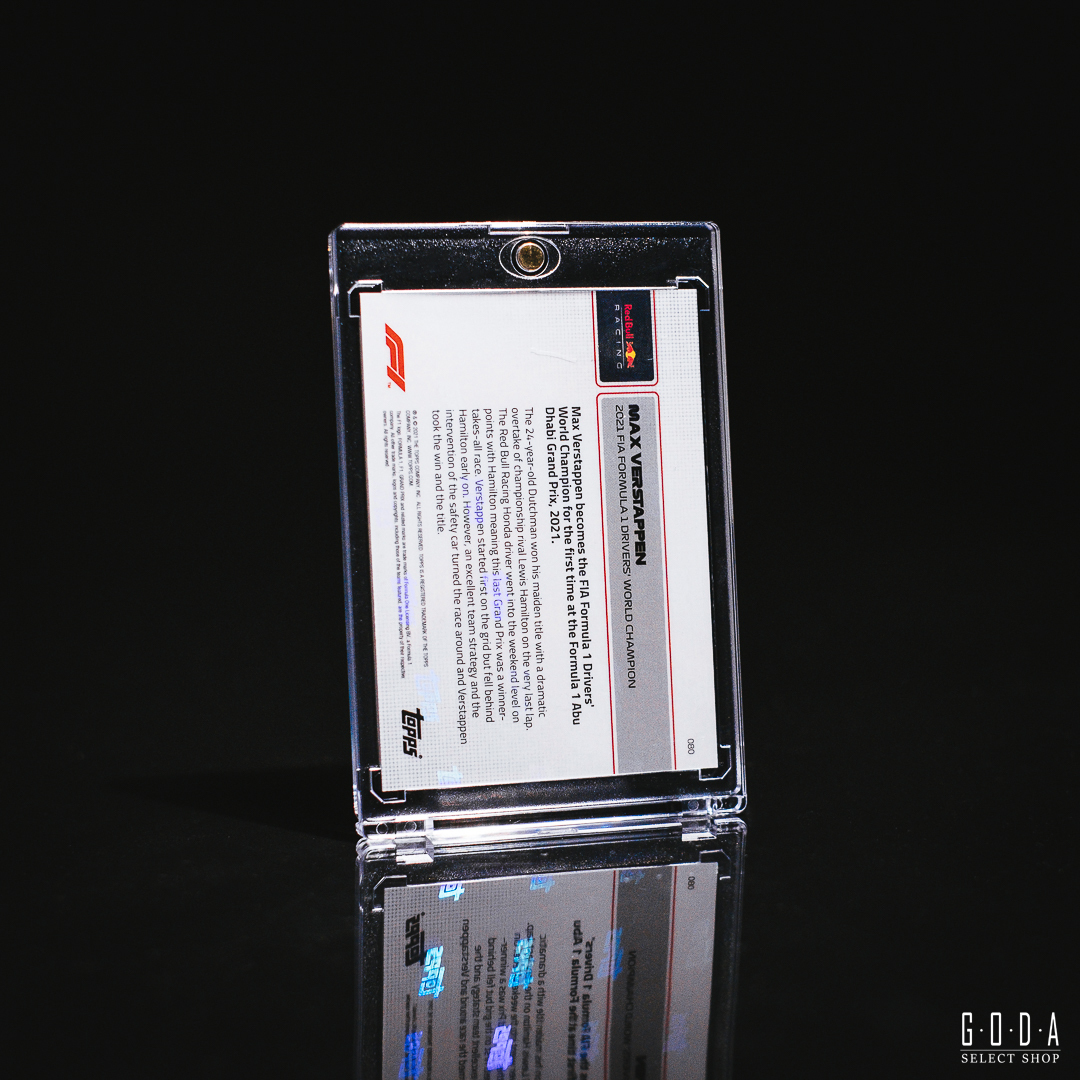 Max Verstappen 2021 Fia Driver's World Champion - F1 Topps Now 世界冠軍 賽車卡 #080