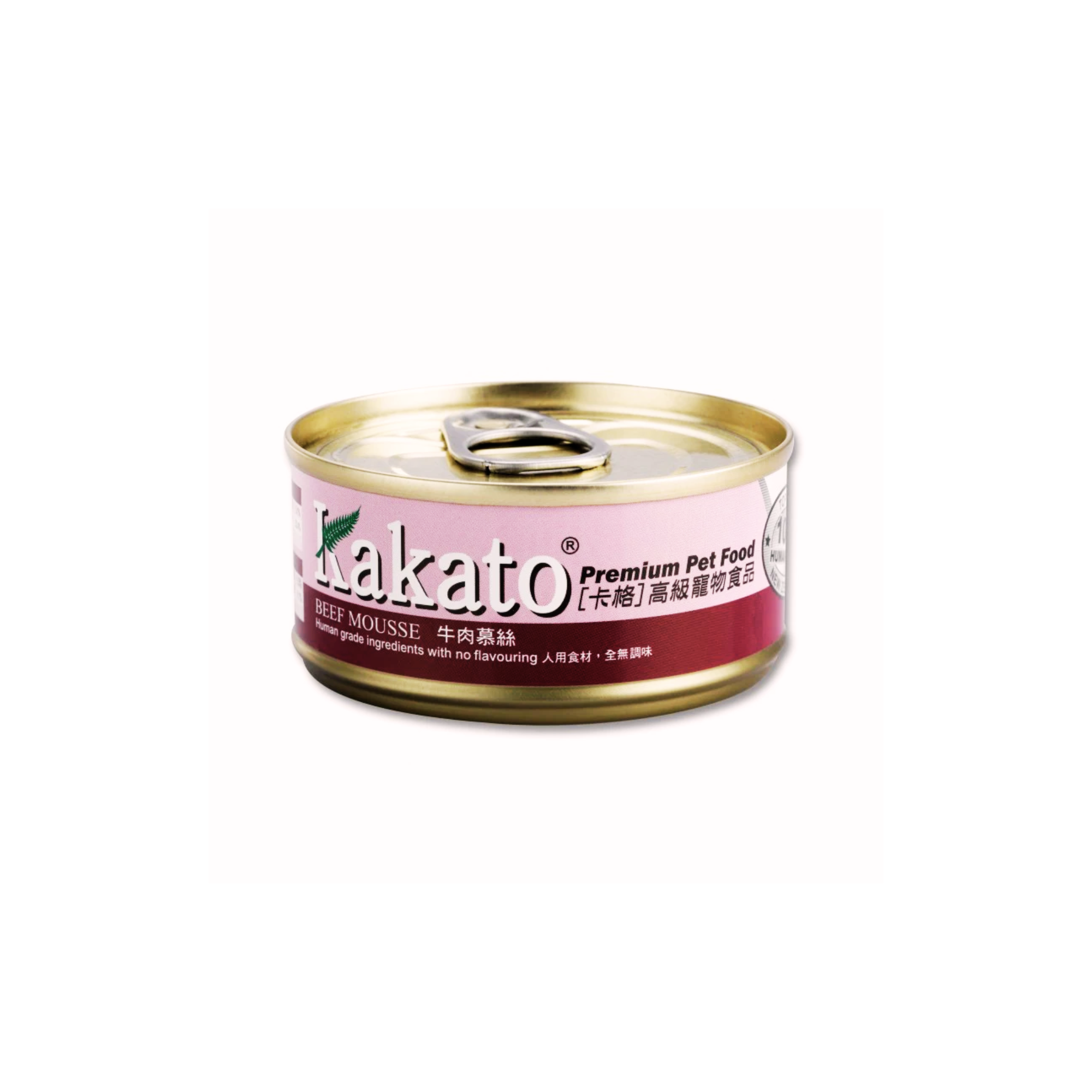 Kakato - 牛肉慕絲配方(貓狗食用)罐頭 70G (48罐)
