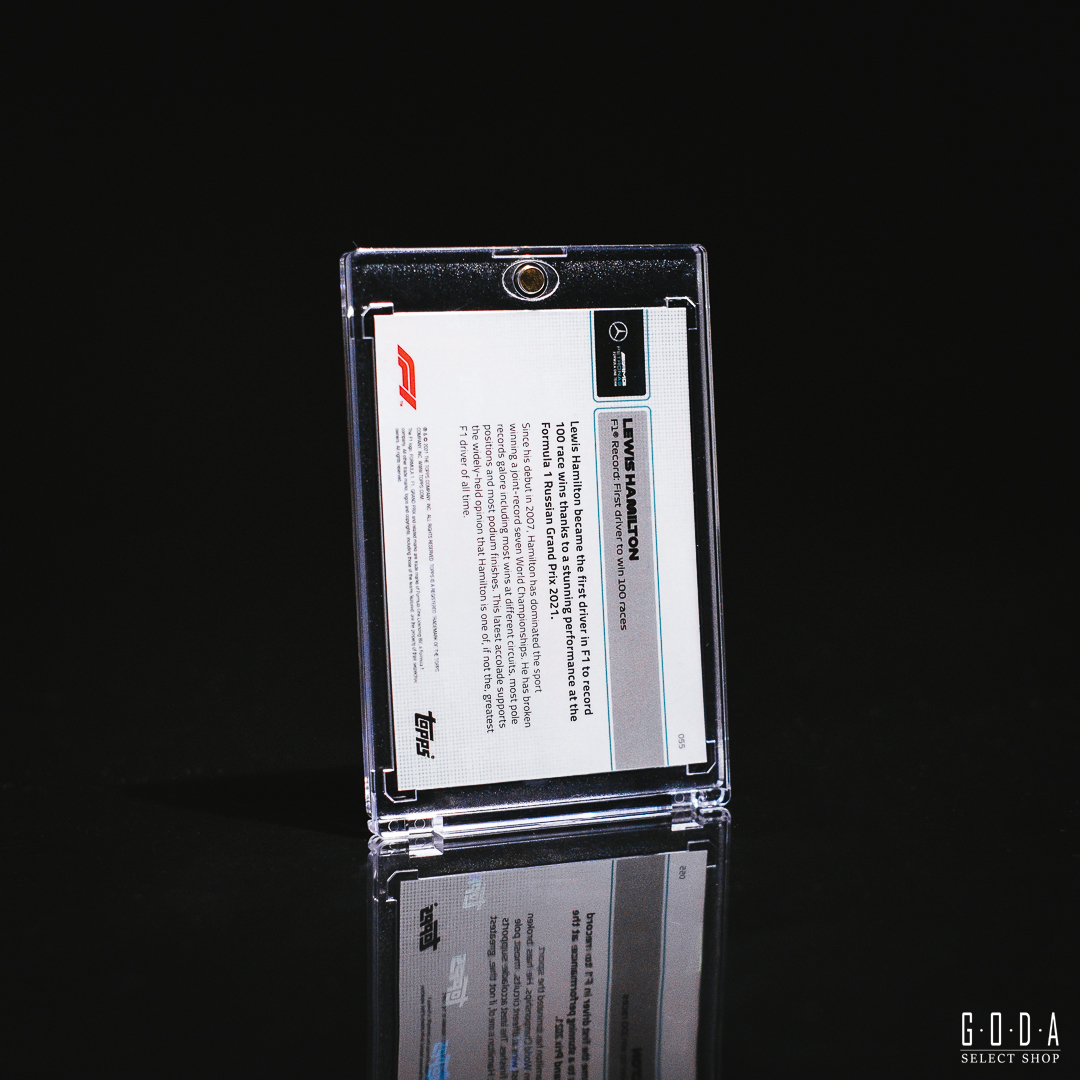 Lewis Hamilton First Driver To Win 100 Races - F1 Topps Now 賽車卡 #055