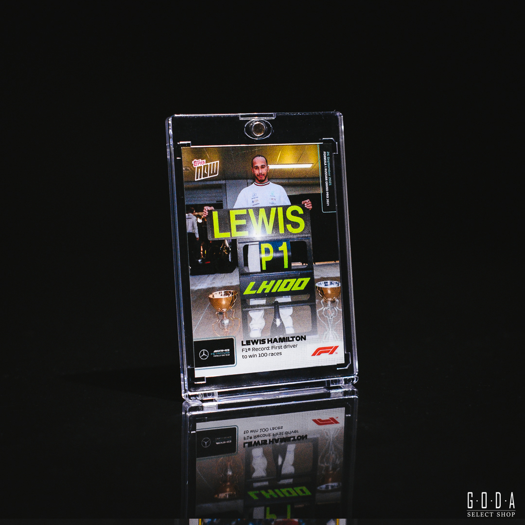 Lewis Hamilton First Driver To Win 100 Races - F1 Topps Now 賽車卡 #055