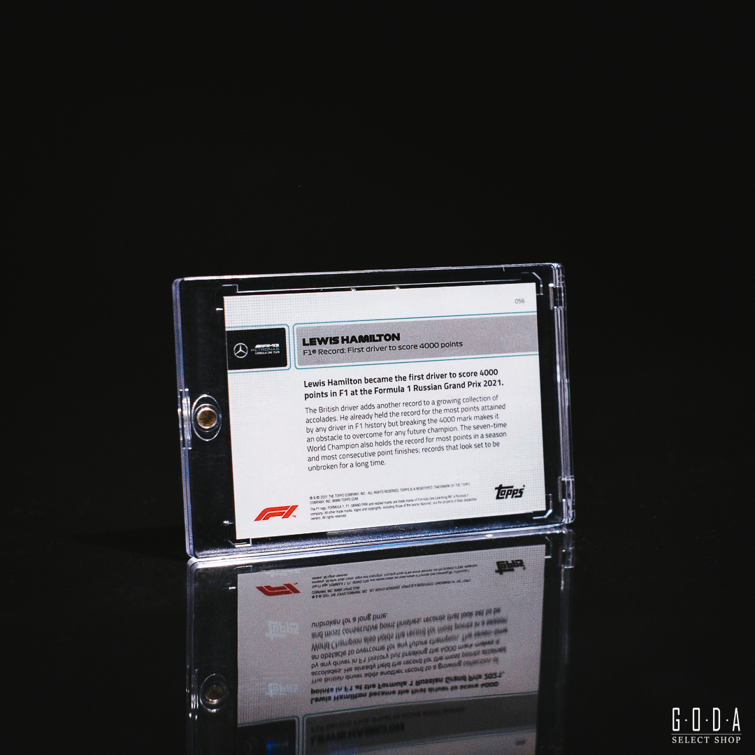 Lewis Hamilton First Driver To Score 4000 Points - F1 Topps Now 賽車卡 #056