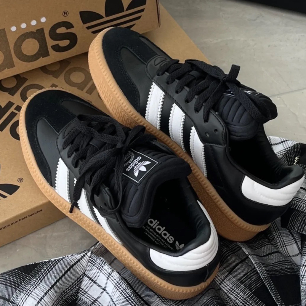 ADIDAS SAMBA XLG 黑色 焦糖底 德訓鞋 復古 厚底 增高 男女鞋 IE1379 / 調貨