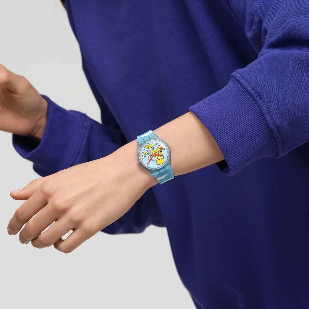 【Swatch】THE SIMPSONS COLLECTION SO28Z115 34mm  現代鐘錶
