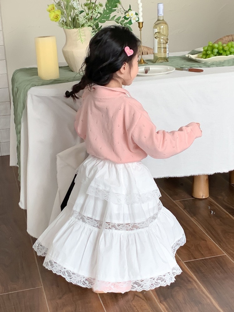 蕾絲奶油蛋糕裙