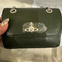 [S] VIVIENNE WESTWOOD SMALL CHAIN PURSE M401,DARK GREEN, 8050889680468 (SVW31)