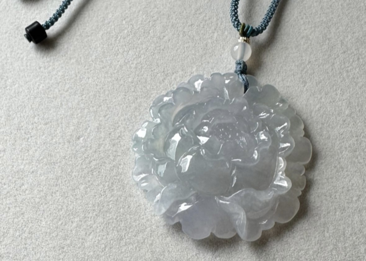 冰春彩牡丹項鍊