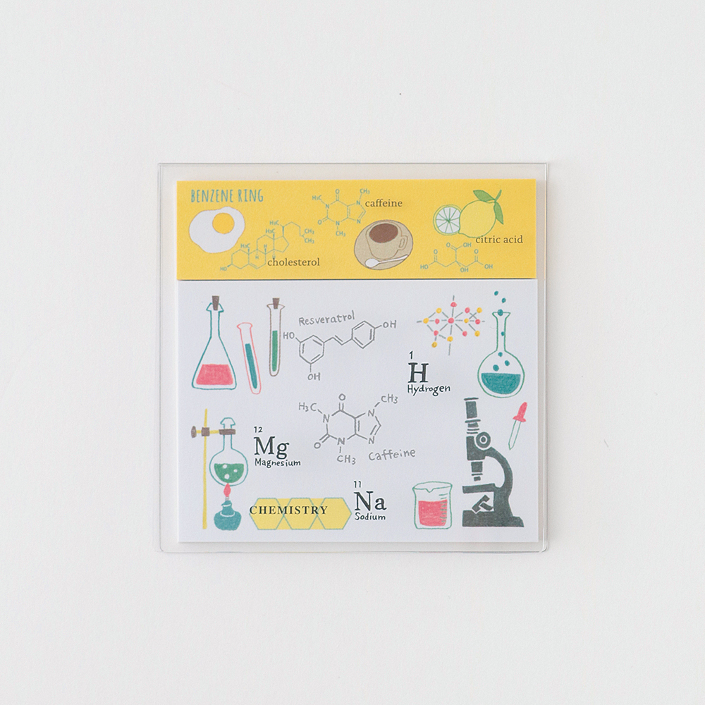 化學 40枚便利貼 MEMO ｜日本STUDY HOLIC