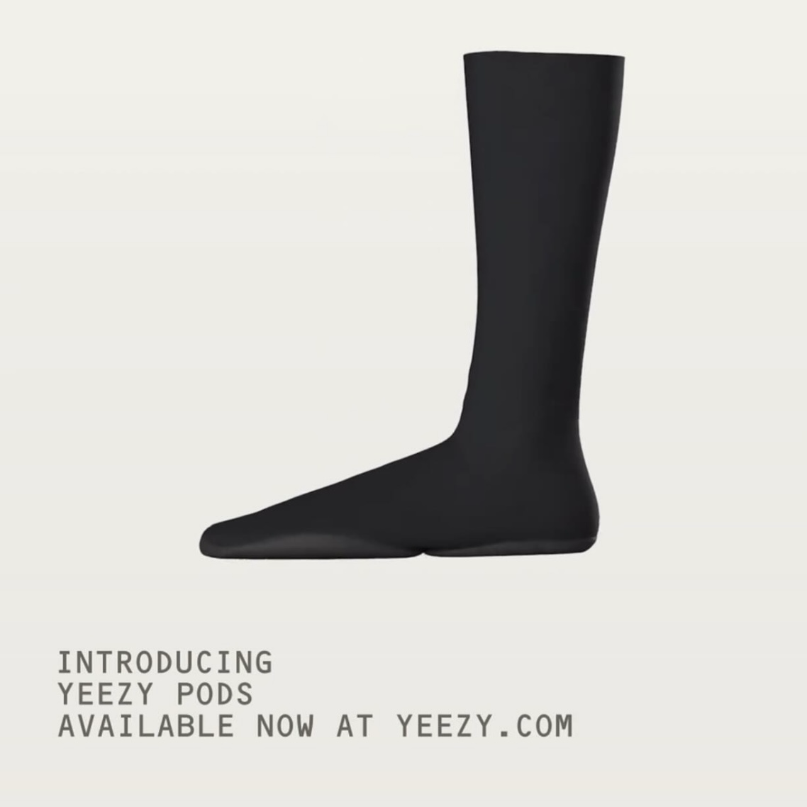<超扯一折>Yeezy Pods 全黑襪套鞋 肯爺 YE by Kanye West