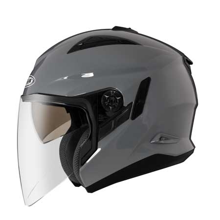 ZEUS 瑞獅 ZS613B 水泥灰｜zeus helmets 素色 半罩 安全帽 雙鏡片