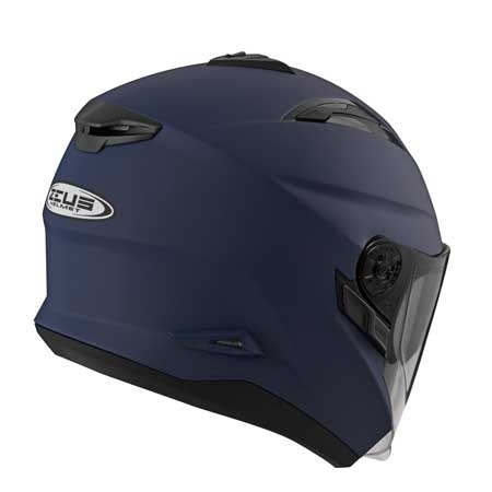 ZEUS 瑞獅 ZS613B 消光藍｜zeus helmets 素色 半罩 安全帽 雙鏡片