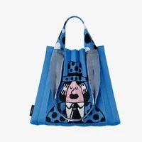 [S] PLEATS MAMA 2WAY SHOPPER BAG SUPERFICTION EDITION,BLUE, CB23ZU-SB05-BL1-F (SPL74)