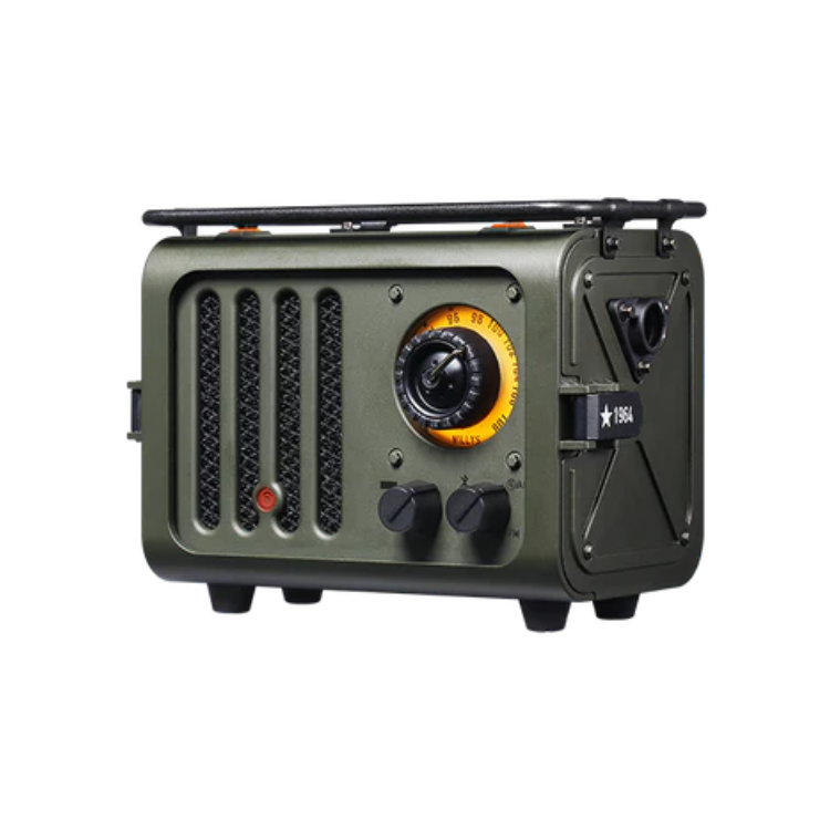 【超優惠價格】Muzen Audio Wild Jeep 戶外藍牙音響收音機｜Green 軍綠色