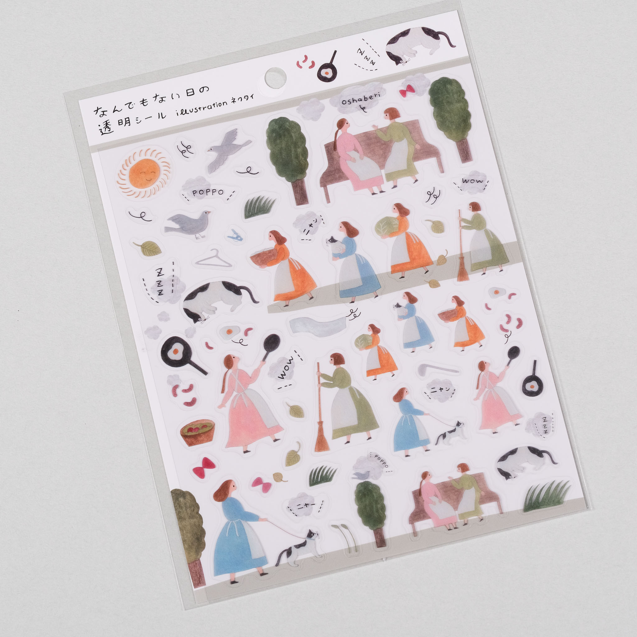 PET 透明割型貼紙 /表現社/JAPAN