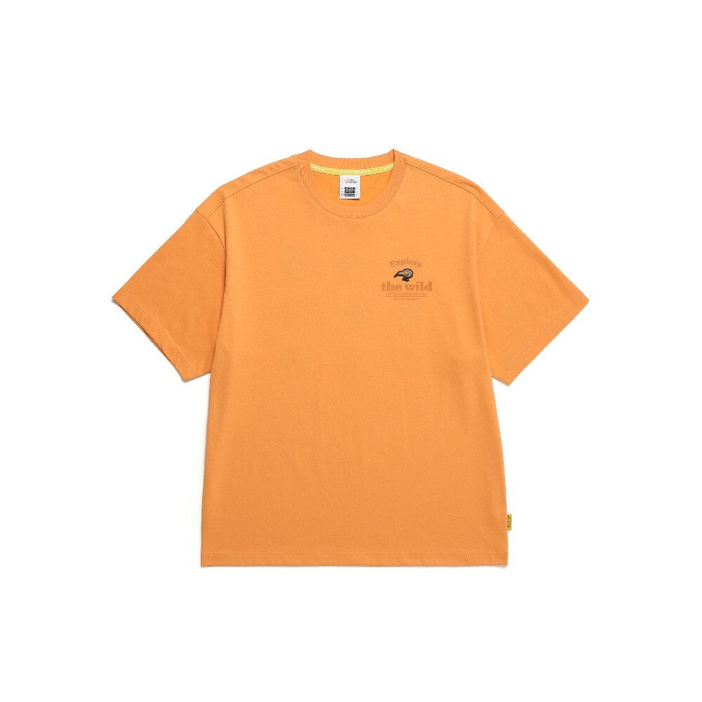 Unisex Kiwi Graphic Eco Short Sleeve Tee - L/ORANGE