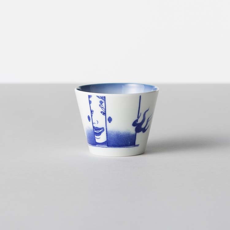 BARBAR 彩繪豬口杯-青花彩繪款