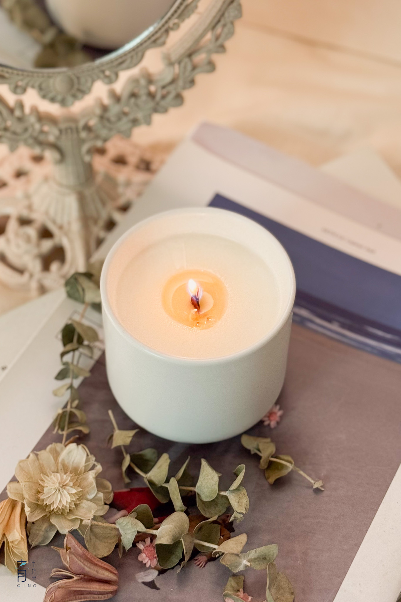 花朵調香蠟燭課程