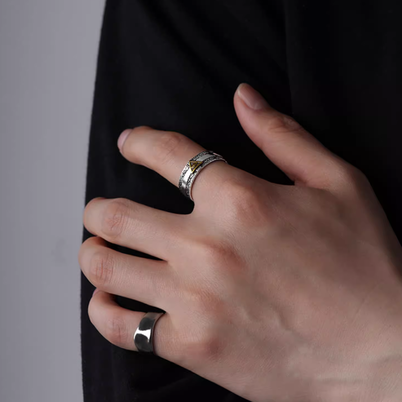 【ACCS003】光明之眼設計開口戒指