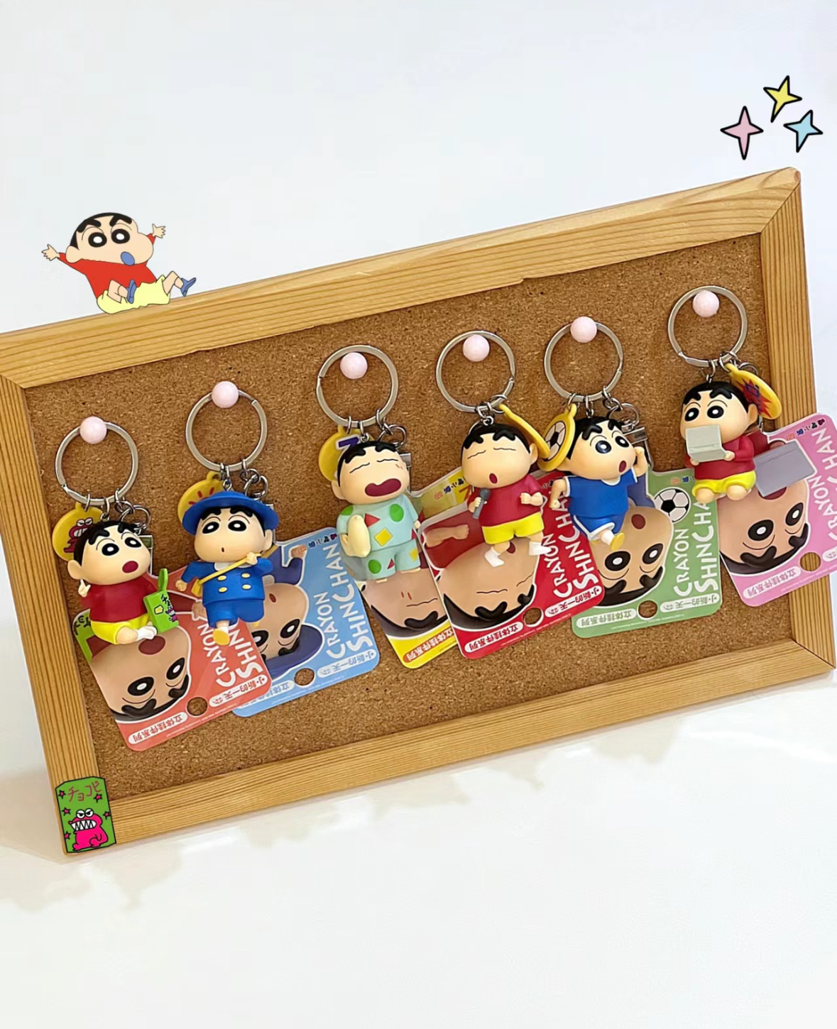 蠟筆小新 正版授權 鑰匙圈 小新的一天 立體鑰匙圈 6款 吊飾 掛飾 鑰匙扣 送禮(任買兩件711免運)/預購